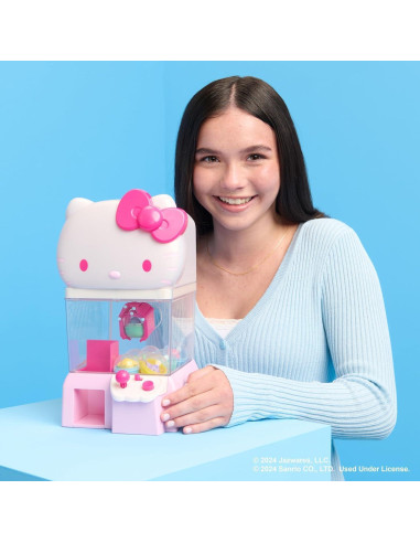 Máquina de Garras 30 cm Hello Kitty y Amigos con 8 Figuras
