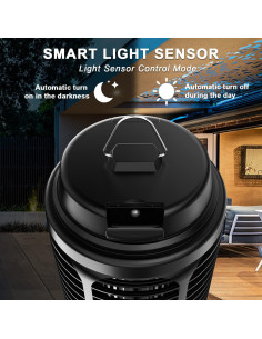 Asesino de Mosquitos Eléctrico VANELC 4000V Impermeable 1.05kg 2