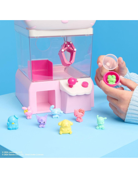 Máquina de Garras 30 cm Hello Kitty y Amigos con 8 Figuras