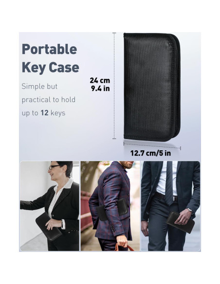 Organizador de Llaves Portátil Uniclife 12 Llaves Impermeable