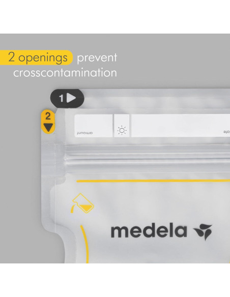 Bolsas de Almacenamiento de Leche Materna Medela Easy Pour 50 Unidades 210ml