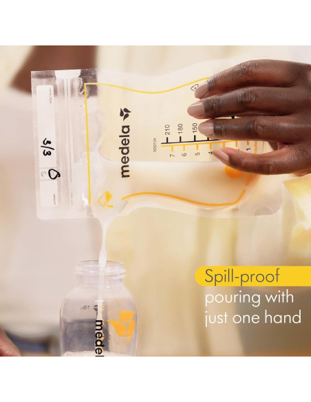 Bolsas de Almacenamiento de Leche Materna Medela Easy Pour 50 Unidades 210ml