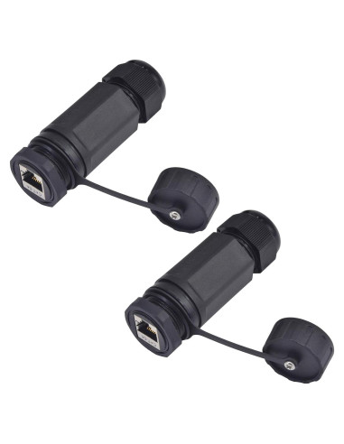 Conector RJ45 CAT6A a Prueba de Agua ANMBEST 2PCS IP68