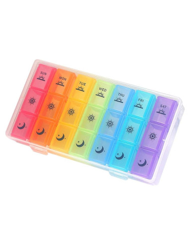 Organizador Semanal de Pastillas SE7EN-DAY Grande 7 Días