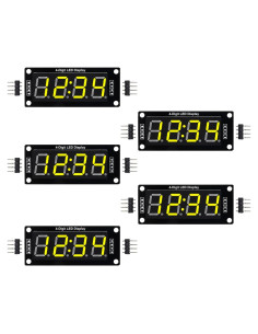 Módulo Pantalla LED 0.56" TM1637 4 Dígitos Amarillo
