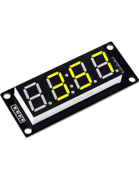 Módulo Pantalla LED 0.56" TM1637 4 Dígitos Amarillo