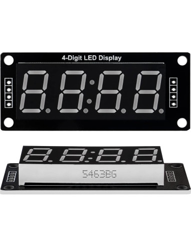 Módulo Pantalla LED 0.56" TM1637 4 Dígitos Amarillo