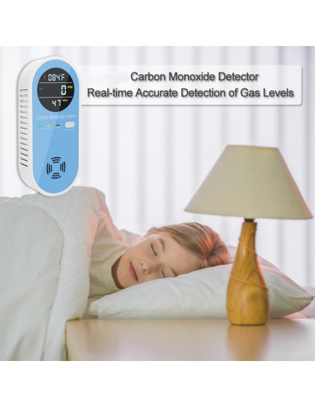 Detector de Monóxido de Carbono 3 en 1 CHENGHEM con Pantalla LCD Detector de Monóxido de Carbono 3 en 1 CHENGHEM con Pantalla LCD