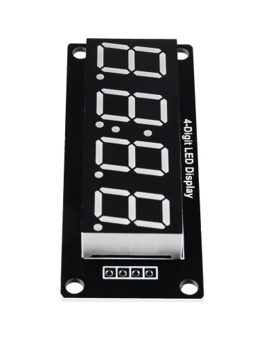 Módulo Pantalla LED 0.56" TM1637 4 Dígitos Amarillo
