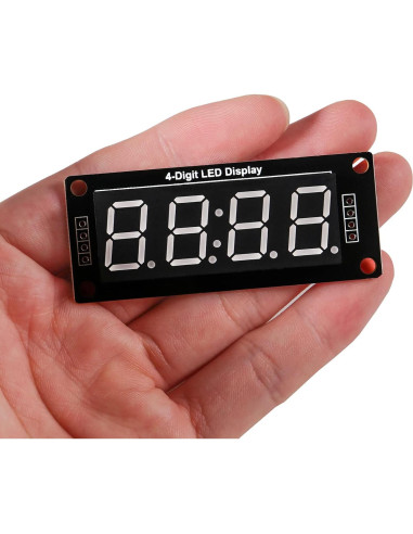 Módulo Pantalla LED 0.56" TM1637 4 Dígitos Amarillo