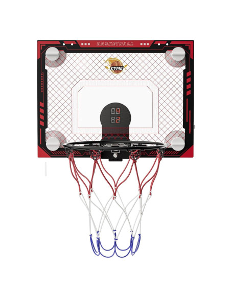Aro de Baloncesto Mini Cyfie con Ventosa y Marcador para Niños