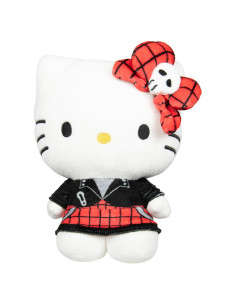 Peluche Hello Kitty Punks Rojos Jazwares 20 cm Oficial