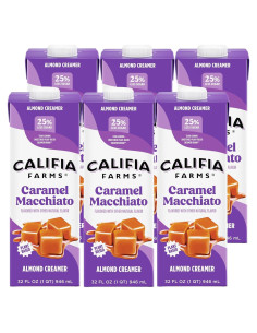 Crema de Almendra Califia Farms Sabor Caramelo Macchiato 192 Oz