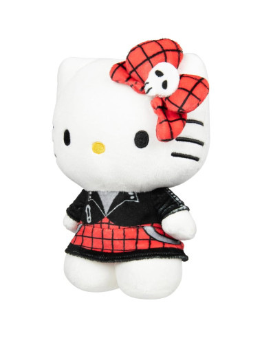 Peluche Hello Kitty Punks Rojos Jazwares 20 cm Oficial