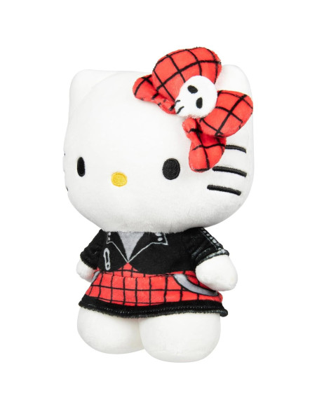 Peluche Hello Kitty Punks Rojos Jazwares 20 cm Oficial