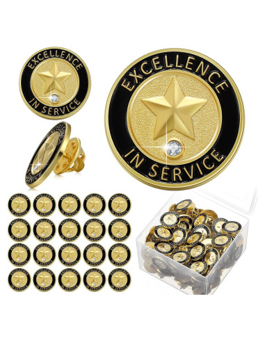 Pines de Reconocimiento Empleado del Mes Yunlly - 100 Pcs