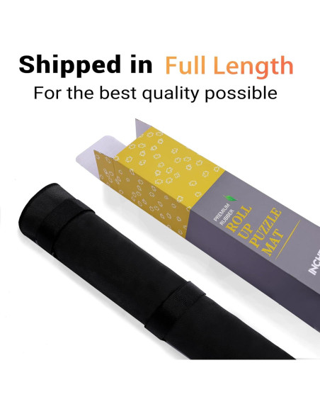 Alfombrilla para Rompecabezas Lwoeo 2000 Piezas Negra 121.9x78.7 cm