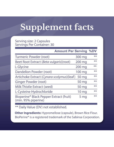 Suplemento Hepático Renovar Hígado Nation Health MD - 60 Cápsulas