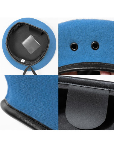 Boina Militar de Lana Nawati para Mujeres - Color Negro