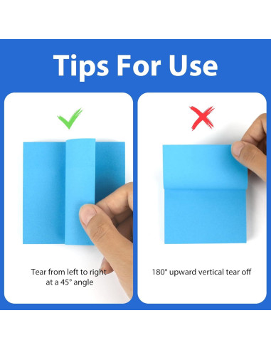 Notas Adhesivas Coloridas NESCCI 3x3" 1000 Hojas Total