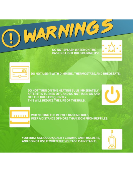 Bombillas de Calor LUCKY HERP 50W para Reptiles - Paquete de 2