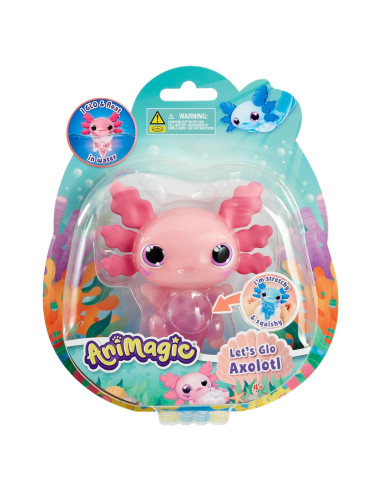 Axolote Let's Glo Goliath Rosa Interactivo 17.78x20.32cm