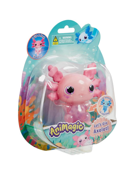Axolote Let's Glo Goliath Rosa Interactivo 17.78x20.32cm