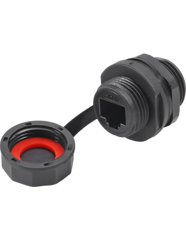 5 Conectores RJ45 Ethernet CAT6 Blindados D-FLIFE IP67