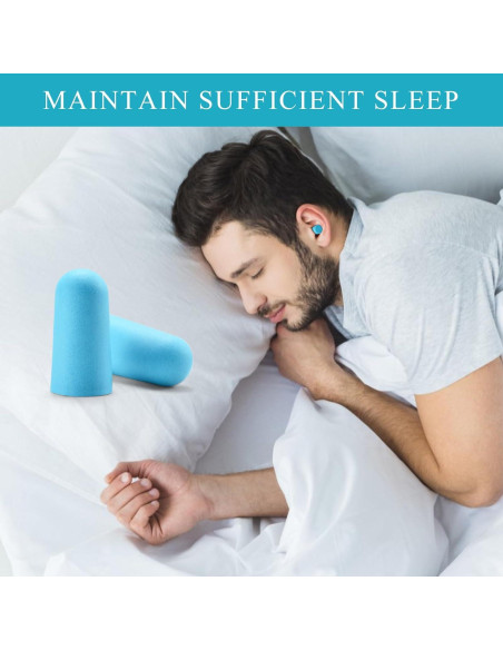 30 Pares Tapones de Espuma Suave Lenicany 35dB Protección Auditiva