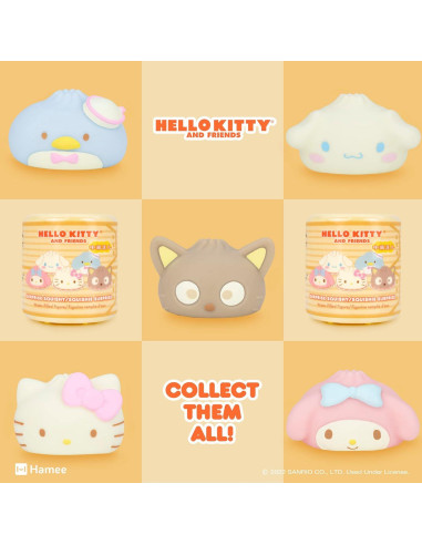 Juguete Squishy Hamee Hello Kitty Sorpresa 1 Pc. 7.6 cm