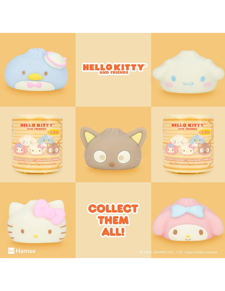 Juguete Squishy Hamee Hello Kitty Sorpresa 1 Pc. 7.6 cm
