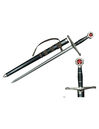 Espada Corta Templaria con Vaina Colección del Caballero