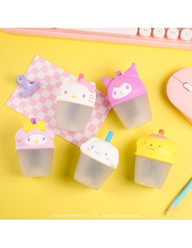 Figura Squishy Hello Kitty y Amigos - Cápsula Sorpresa Boba