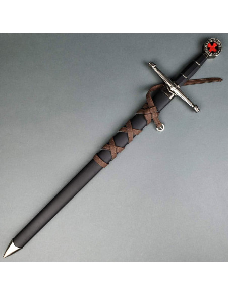 Espada Corta Templaria con Vaina Colección del Caballero