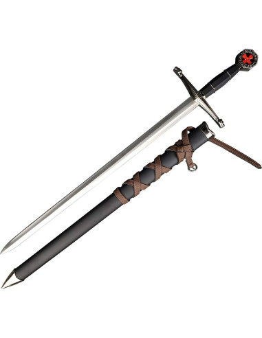 Espada Corta Templaria con Vaina Colección del Caballero