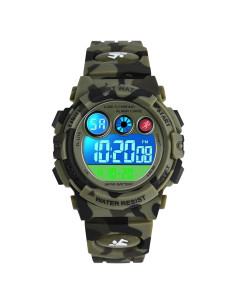 Reloj Digital Deportivo Impermeable Dayllon para Niños Verde