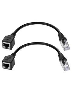 Cable de Extensión Ethernet iGreely RJ45 Cat6 Macho a Hembra 30cm