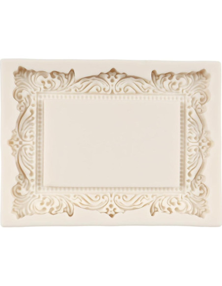 Moldes de Silicona Barrocos FCKEMLDS Set de 2 para Pasteles