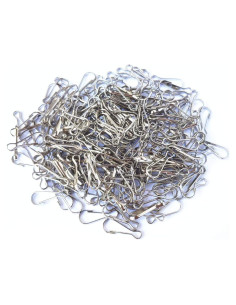 250 Ganchos de Resorte Niquelados i-CHONY 23x8mm