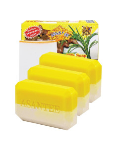 Jabón Corporal de Leche de Arroz y Cúrcuma Asantee 375 g