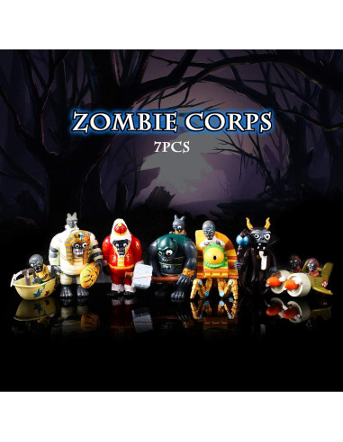 Set de Juguetes PVZ Maikerry 20 Piezas PVC para Niños