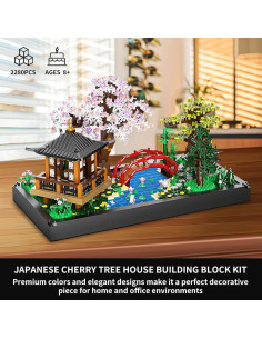 Juego de Construcción Bonsái Árbol de Cerezo PQKIE 2280 Piezas 2