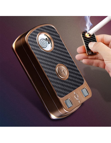 Cenicero de coche Zacxoxsr con tapa y luz LED azul