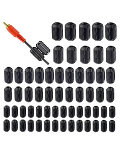 60 Clips de Ferrita RFI EMI Huarew para Cables 3.5 a 13 mm