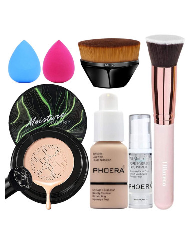 Base de Maquillaje PHOERA CC 101 Porcelana + 01 Marfil