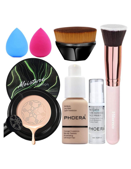 Base de Maquillaje PHOERA CC 101 Porcelana + 01 Marfil