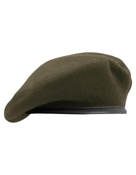 Boina Militar de Lana Unisex Verde Ejército Ajustable