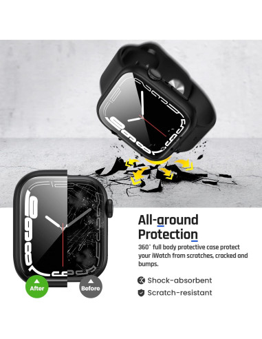 Funda Impermeable Goton 2 en 1 para Apple Watch 40mm SE 2da Gen