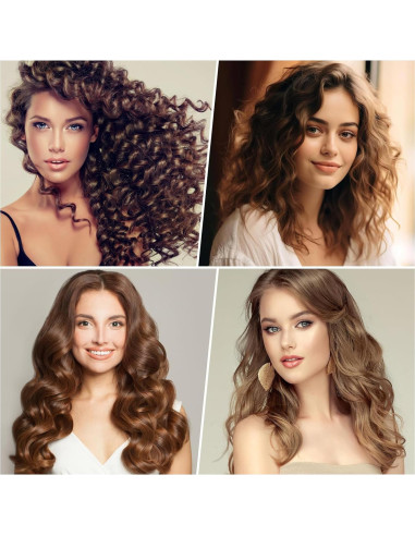 Juego de Rulos Autoadhesivos Obeoby - 50 Piezas en 4 Tamaños