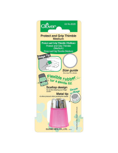 Dedal Kleeblatt de metal estriado y ligero